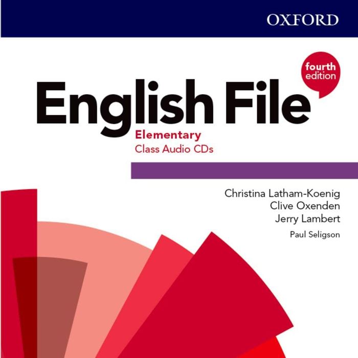 Couverture du livre « ENGLISH FILE 4TH EDITION ELEMENTARY; CLASS AUDIO CD » de Chris Latham-Koenig, librairie Les Contes Infusés à Corte