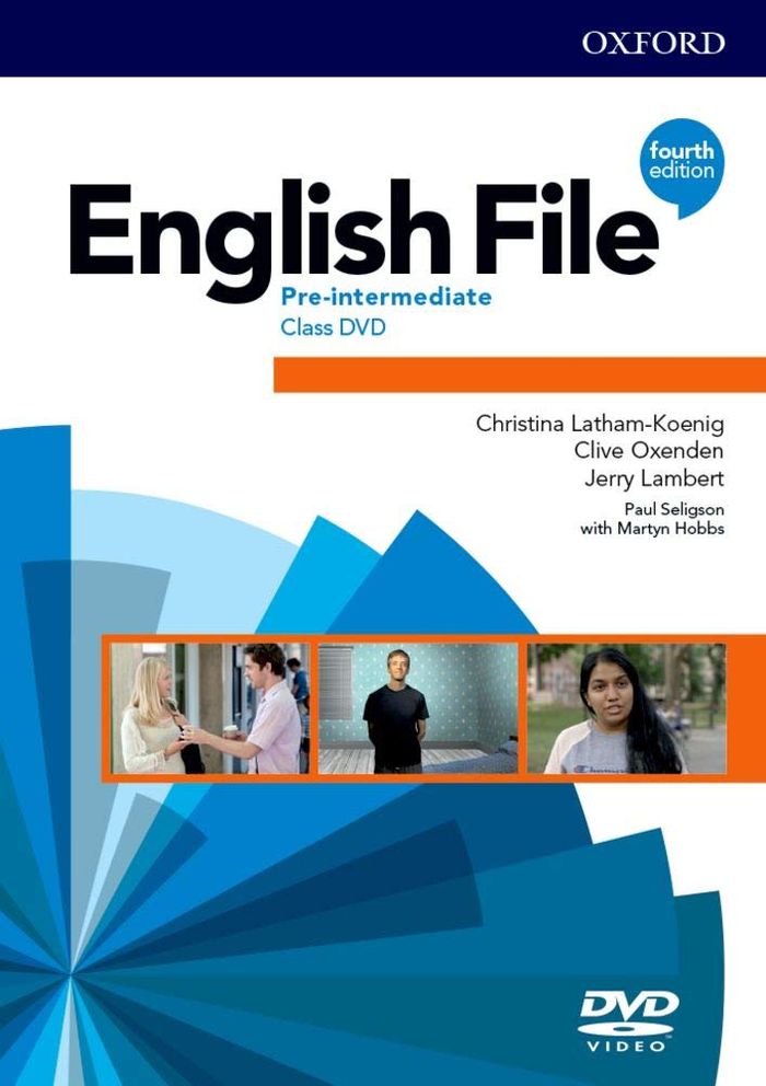 Couverture du livre « ENGLISH FILE PRE-INTERMEDIATE; CLASS DVDS » de Xxx, librairie Les Contes Infusés à Corte