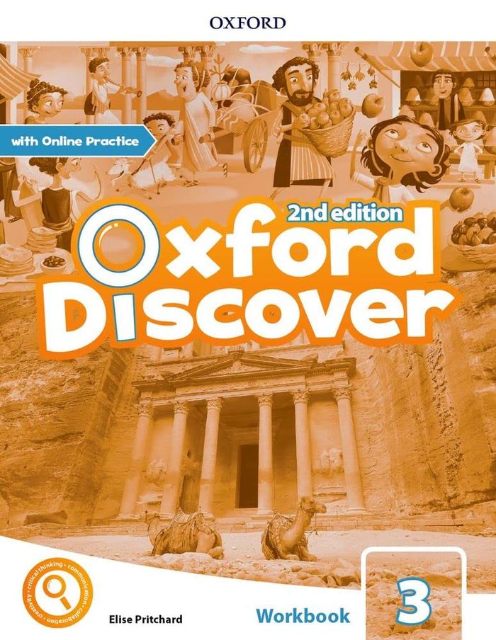 Couverture du livre « OXFORD DISCOVER LEVEL 2ND EDITION LEVEL 3; WORKBOOK WITH ONLINE PRACTICE » de Xxx, librairie Les Contes Infusés à Corte