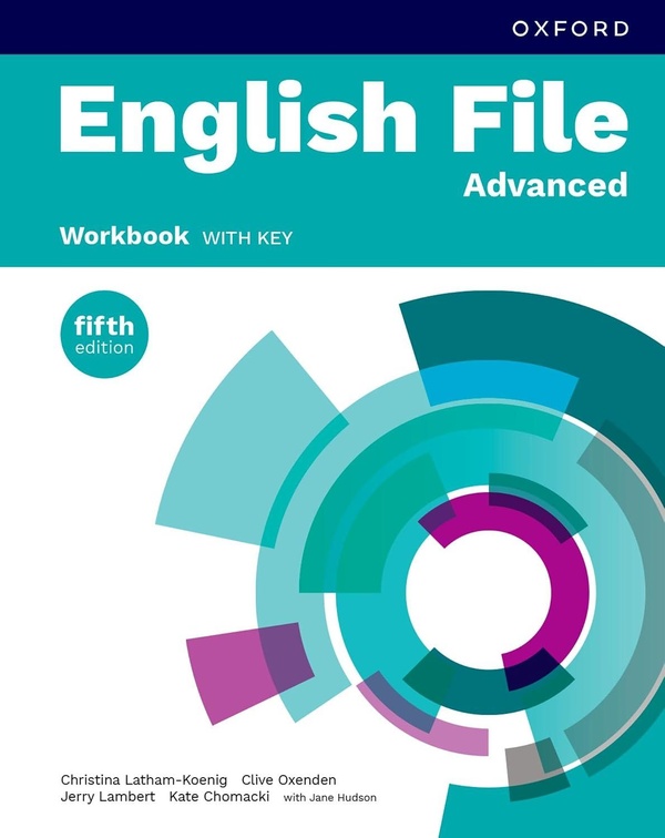 Couverture du livre « ENGLISH FILE FIFTH EDITION ADVANCED; WORKBOOK WITH KEY », librairie Les Contes Infusés à Corte