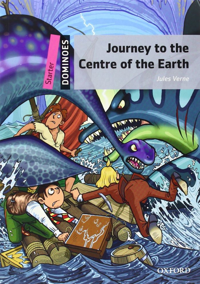 Couverture du livre « DOMINOES, NEW EDITION STARTER: JOURNEY TO THE CENTRE OF THE EARTH MULTIROM PACK » de Xxx, librairie Les Contes Infusés à Corte