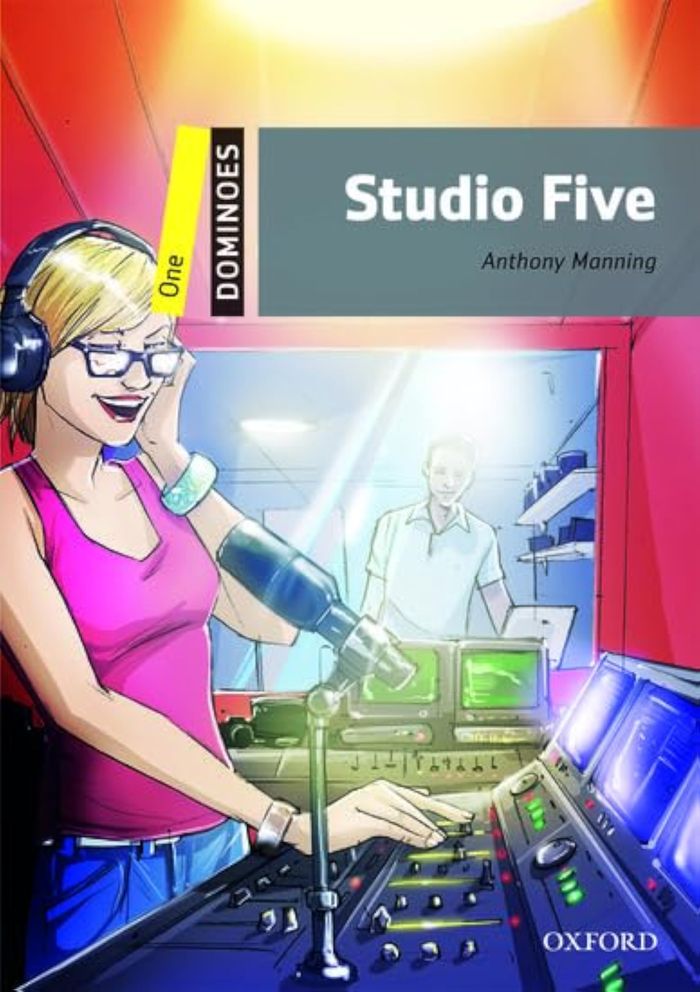 Couverture du livre « DOMINOES, NEW EDITION LEVEL 1: STUDIO FIVE MULTIROM PACK » de Xxx, librairie Les Contes Infusés à Corte
