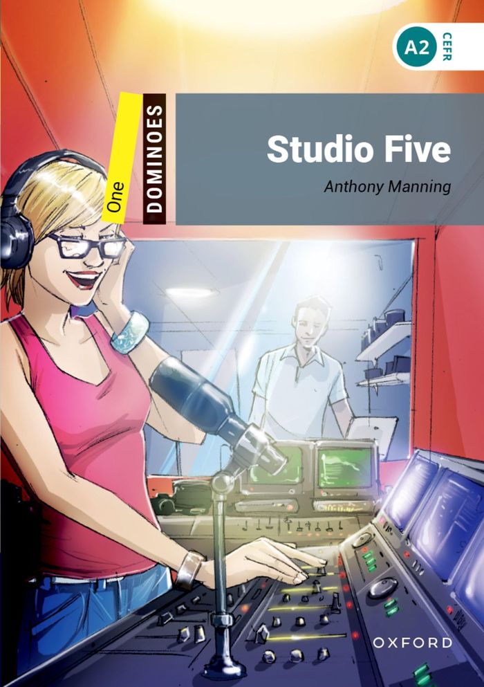 Couverture du livre « DOMINOES, NEW EDITION LEVEL 1: STUDIO FIVE » de Xxx, librairie Les Contes Infusés à Corte