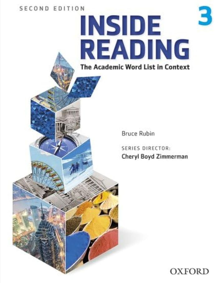 Couverture du livre « INSIDE READING 2ND EDITION 3: STUDENT BOOK » de Xxx, librairie Les Contes Infusés à Corte