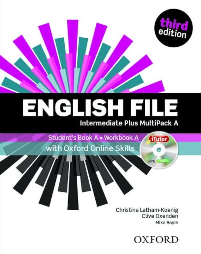 Couverture du livre « ENGLISH FILE, 3RD EDITION INTERMEDIATE PLUS: MULTIPACK A WITH ONLINE SKILLS » de Xxx, librairie Les Contes Infusés à Corte