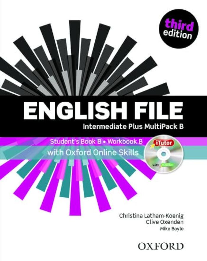 Couverture du livre « ENGLISH FILE, 3RD EDITION INTERMEDIATE PLUS: MULTIPACK B WITH ONLINE SKILLS » de Xxx, librairie Les Contes Infusés à Corte