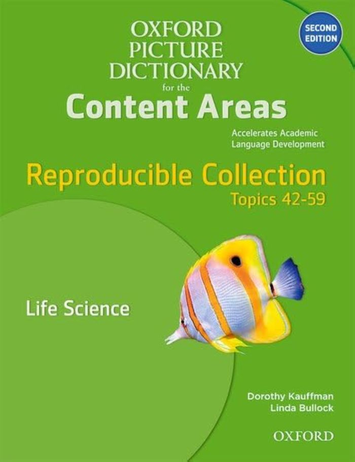 Couverture du livre « OXFORD PICTURE DICTIONARY FOR THE CONTENT AREAS, SECOND EDITION: REPRODUCIBLE LIFE SCIENCE » de Xxx, librairie Les Contes Infusés à Corte