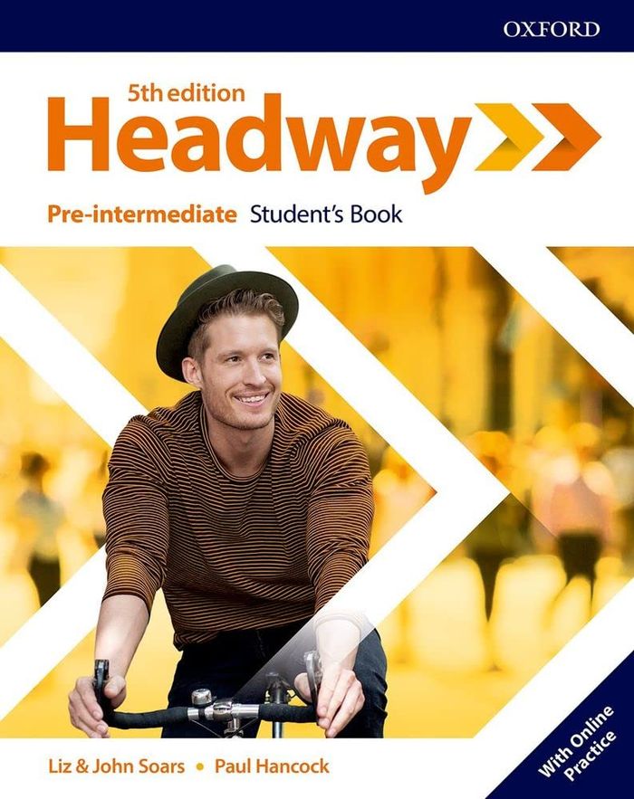 Couverture du livre « HEADWAY 5TH EDITION PRE-INTERMEDIATE; STUDENT'S BOOK WITH ONLINE PRACTICE », librairie Les Contes Infusés à Corte