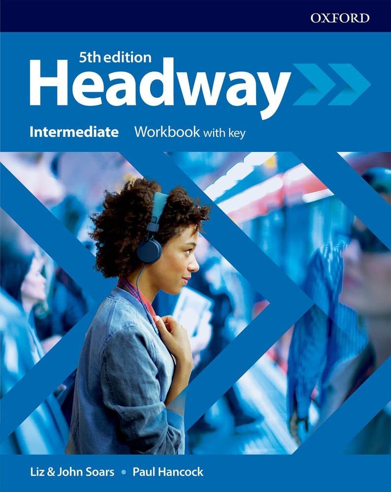 Couverture du livre « HEADWAY 5TH EDITION INTERMEDIATE; WORKBOOK WITH KEY » de Xxx, librairie Les Contes Infusés à Corte