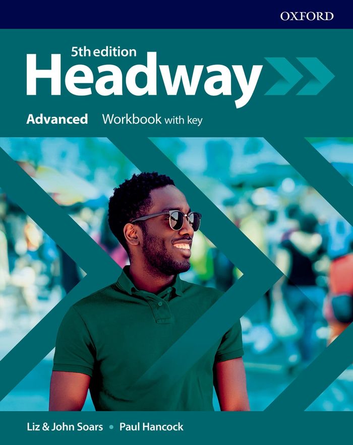 Couverture du livre « HEADWAY 5TH EDITION ADVANCED; WORKBOOK WITH KEY » de Xxx, librairie Les Contes Infusés à Corte