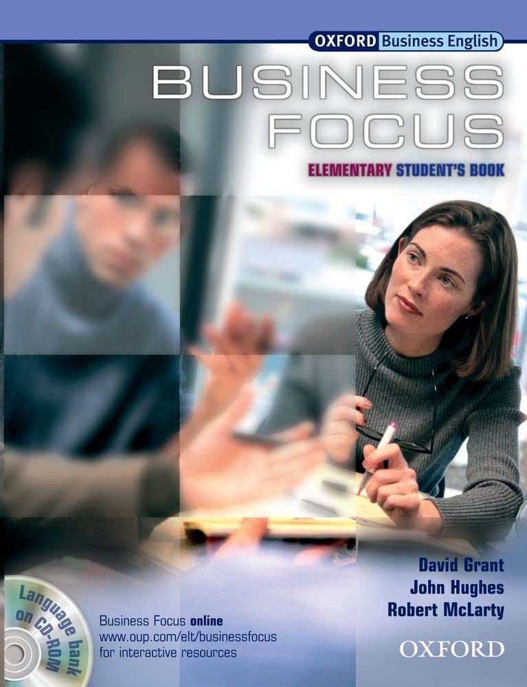 Couverture du livre « BUSINESS FOCUS ELEMENTARY: STUDENT'S PACK » de Hughes, librairie Les Contes Infusés à Corte