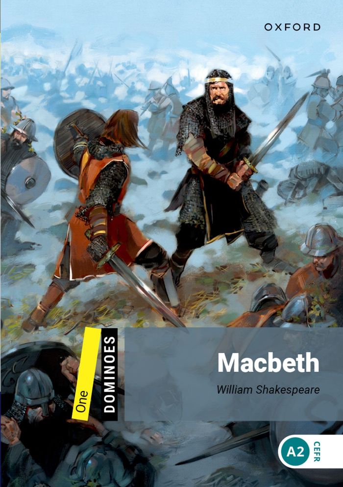 Couverture du livre « DOMINOES, NEW EDITION LEVEL 1: MACBETH », librairie Les Contes Infusés à Corte