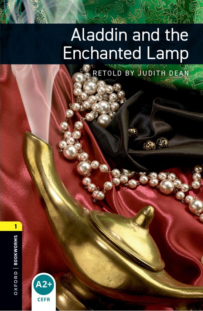 Couverture du livre « OXFORD BOOKWORMS LIBRARY: LEVEL 1:. ALADDIN AND THE ENCHANTED LAMP + MP3 PACK » de Xxx, librairie Les Contes Infusés à Corte