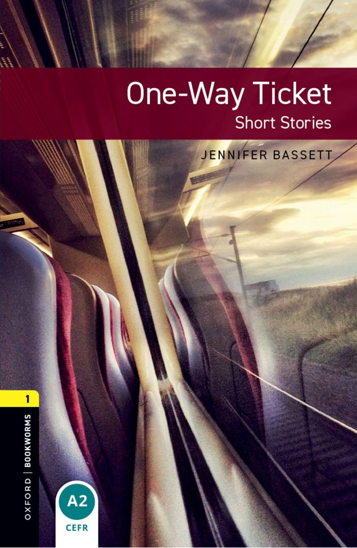Couverture du livre « OXFORD BOOKWORMS LIBRARY: LEVEL 1:. ONE-WAY TICKET - SHORT STORIES MP3 PACK » de Bassett, Jennifer, librairie Les Contes Infusés à Corte