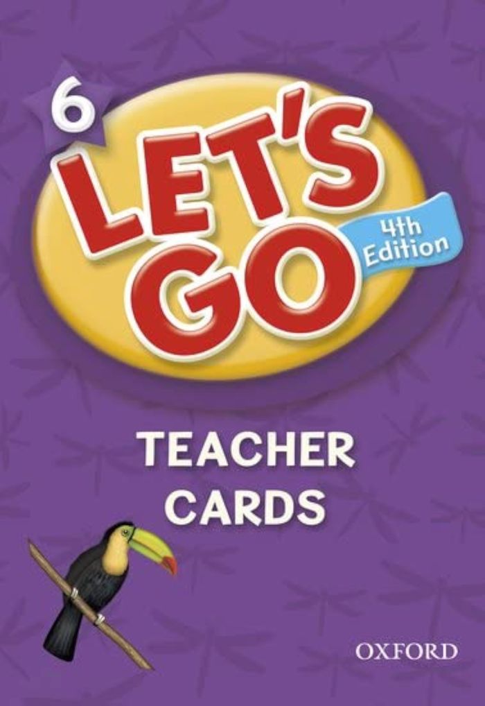 Couverture du livre « LET'S GO 4TH EDITION 6: TEACHER CARDS » de Xxx, librairie Les Contes Infusés à Corte