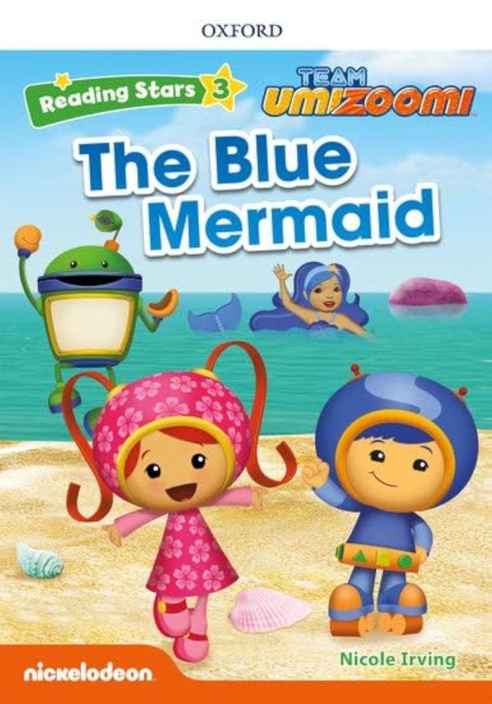Couverture du livre « READING STARS: LEVEL 3: THE BLUE MERMAID ( PACK ) » de Nicole, Irving, librairie Les Contes Infusés à Corte