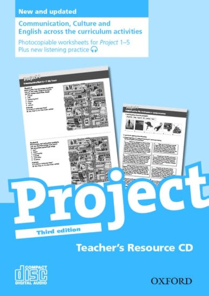 Couverture du livre « PROJECT THIRD EDITION: TEACHER'S RESOURCE CD-ROM » de Xxx, librairie Les Contes Infusés à Corte