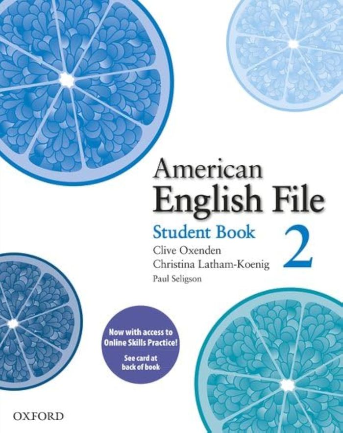 Couverture du livre « AMERICAN ENGLISH FILE LEVEL 2: STUDENT BOOK » de Xxx, librairie Les Contes Infusés à Corte