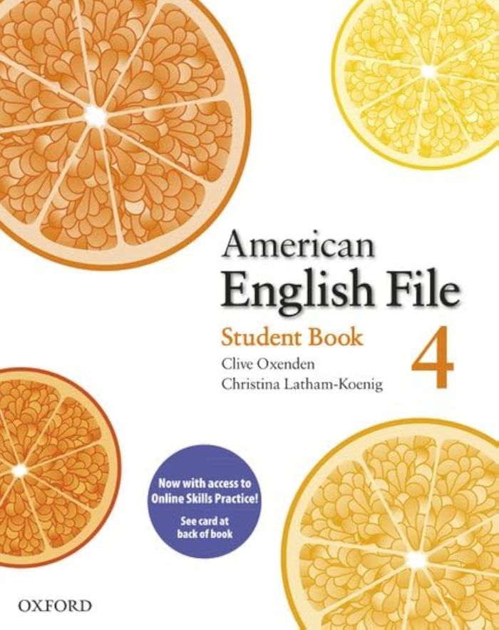 Couverture du livre « AMERICAN ENGLISH FILE LEVEL 4: STUDENT BOOK » de Xxx, librairie Les Contes Infusés à Corte