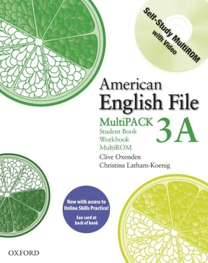 Couverture du livre « AMERICAN ENGLISH FILE LEVEL 3: STUDENT BOOK AND WORKBOOK WITH ONLINE SKILLS A » de Xxx, librairie Les Contes Infusés à Corte