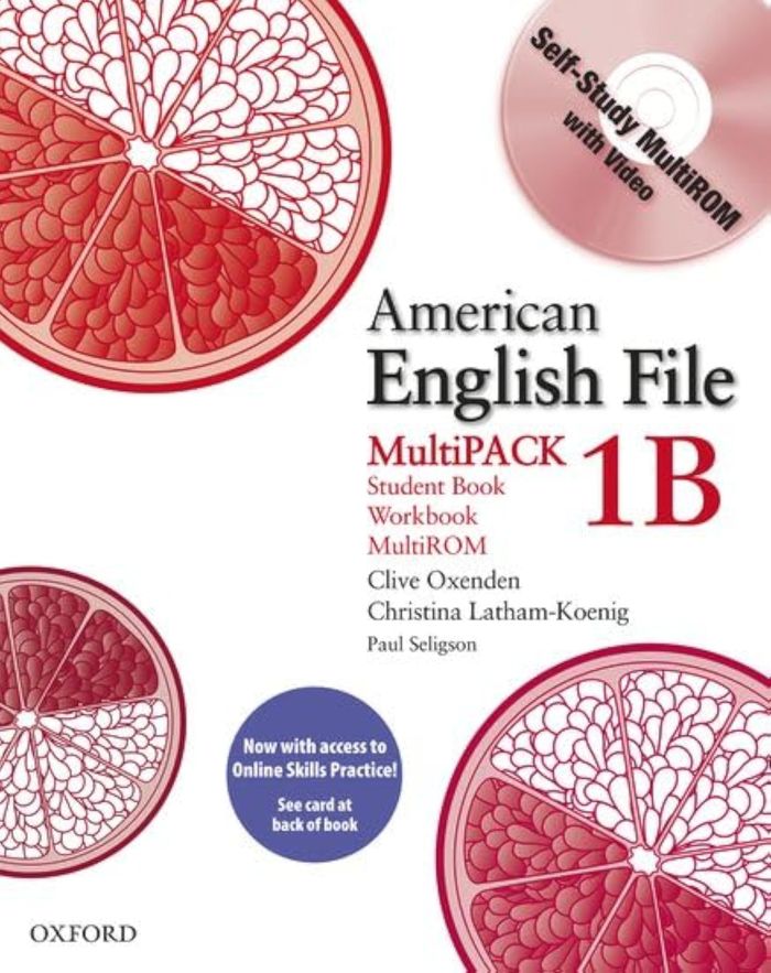 Couverture du livre « AMERICAN ENGLISH FILE LEVEL 1: STUDENT BOOK AND WORKBOOK WITH ONLINE SKILLS B » de Xxx, librairie Les Contes Infusés à Corte