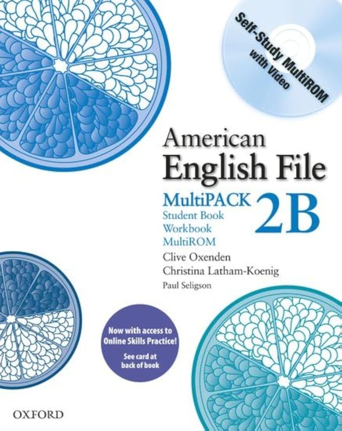 Couverture du livre « AMERICAN ENGLISH FILE LEVEL 2: STUDENT BOOK AND WORKBOOK WITH ONLINE SKILLS B » de Xxx, librairie Les Contes Infusés à Corte
