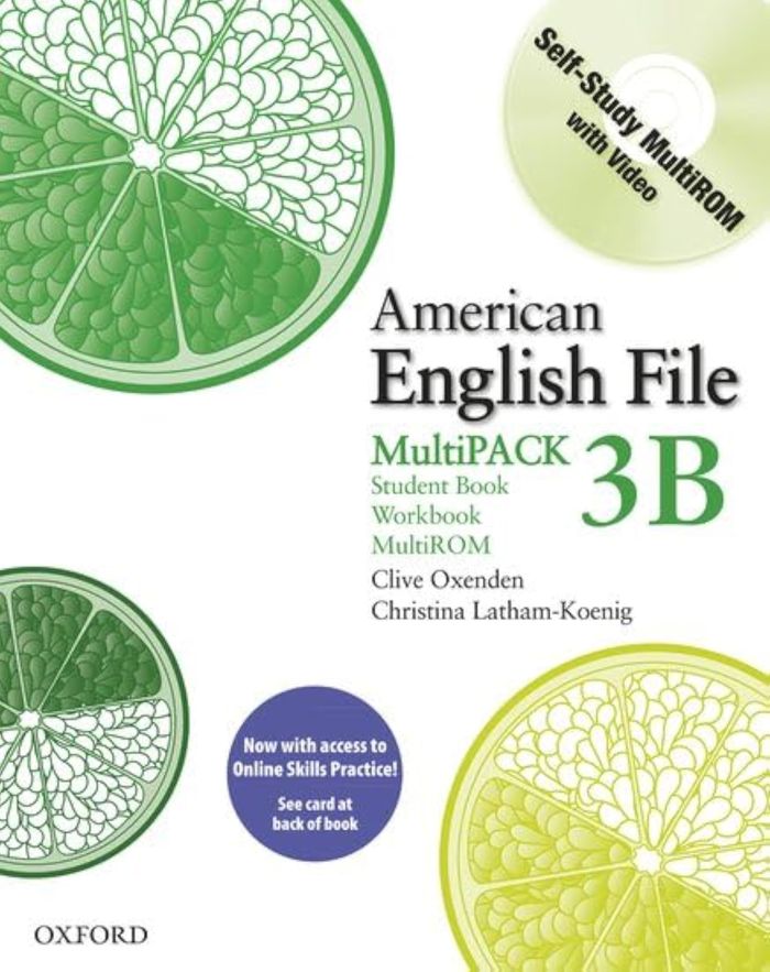 Couverture du livre « AMERICAN ENGLISH FILE LEVEL 3: STUDENT BOOK AND WORKBOOK WITH ONLINE SKILLS B » de Xxx, librairie Les Contes Infusés à Corte