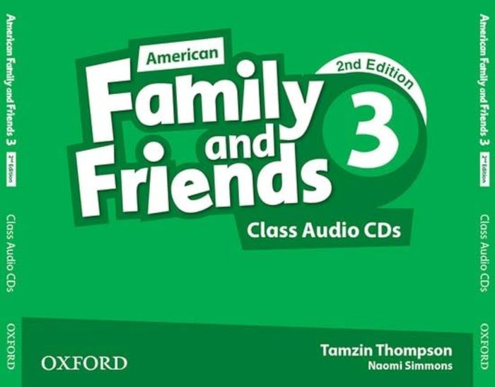Couverture du livre « AMERICAN FAMILY AND FRIENDS: LEVEL THREE: CLASS AUDIO CDS » de Xxx, librairie Les Contes Infusés à Corte