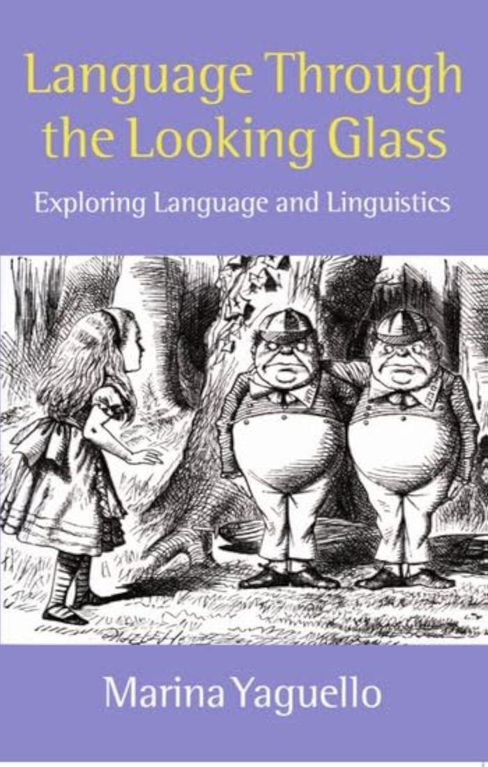 Couverture du livre « LANGUAGE THROUGH THE LOOKING GLASS » de Yaguello, librairie Les Contes Infusés à Corte