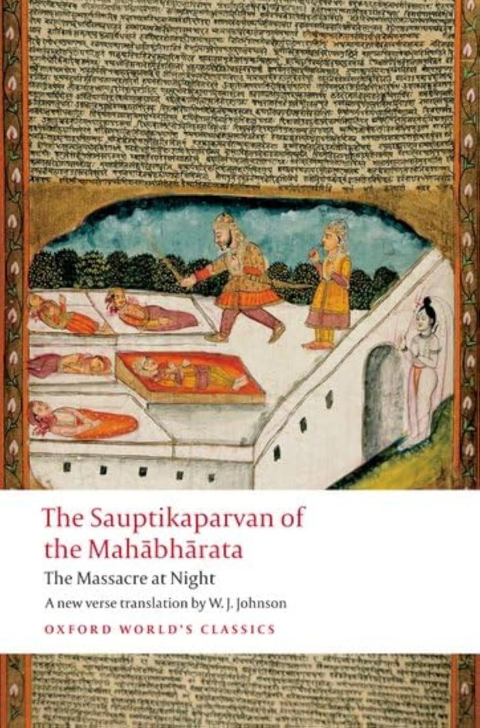 Couverture du livre « THE SAUPTIKAPARVAN OF THE MAHABHARATA » de Johnson, Wj, librairie Les Contes Infusés à Corte