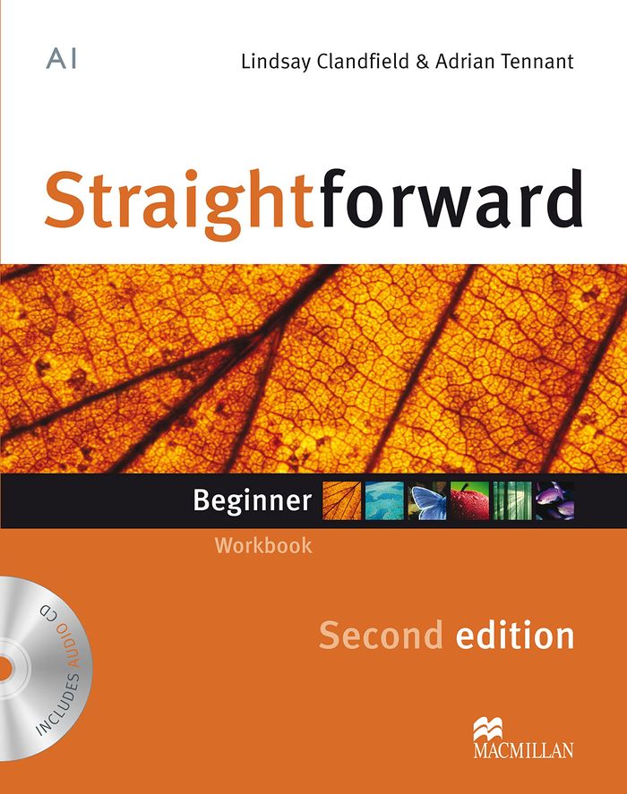 Couverture du livre « STRAIGHTFORWARD BEGINNER WORKBOOK WITH AUDIO CD », librairie Les Contes Infusés à Corte