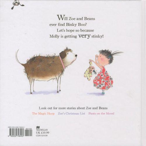 Quatrième de couverture de « ZOE AND BEANS: WHERE IS BINKY BOO? »