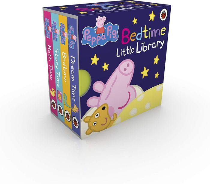 Couverture du livre « PEPPA PIG: BEDTIME LITTLE LIBRARY » de Pig Peppa, librairie Les Contes Infusés à Corte