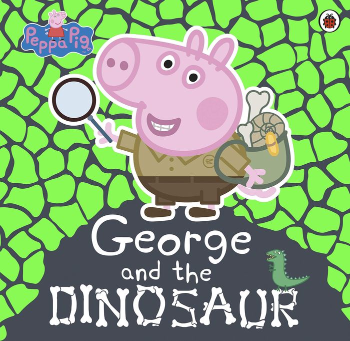 Couverture du livre « PEPPA PIG: GEORGE AND THE DINOSAUR » de Pig Peppa, librairie Les Contes Infusés à Corte
