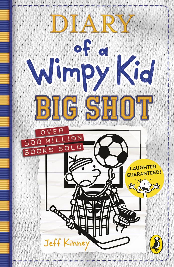 Couverture du livre « DIARY OF A WIMPY KID: BIG SHOT (BOOK 16) » de Jeff Kinney, librairie Les Contes Infusés à Corte