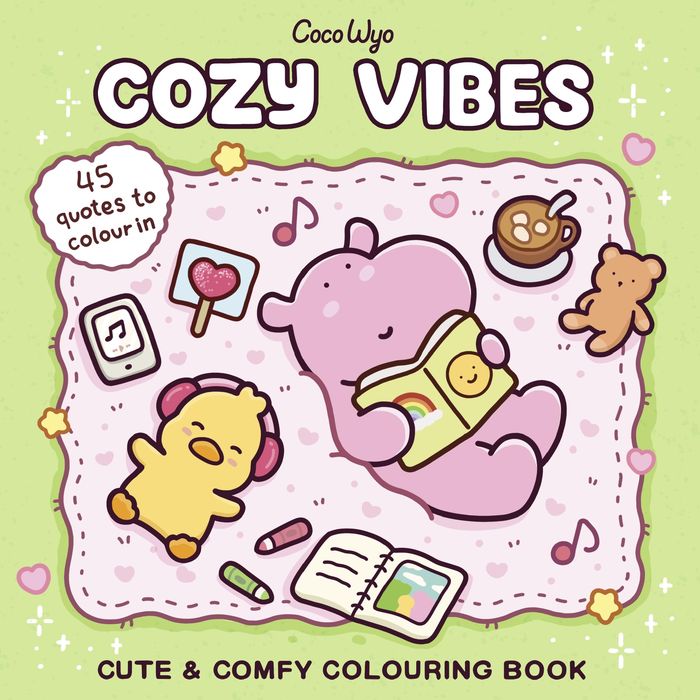 Couverture du livre « COCO WYO - COZY VIBES », librairie Les Contes Infusés à Corte