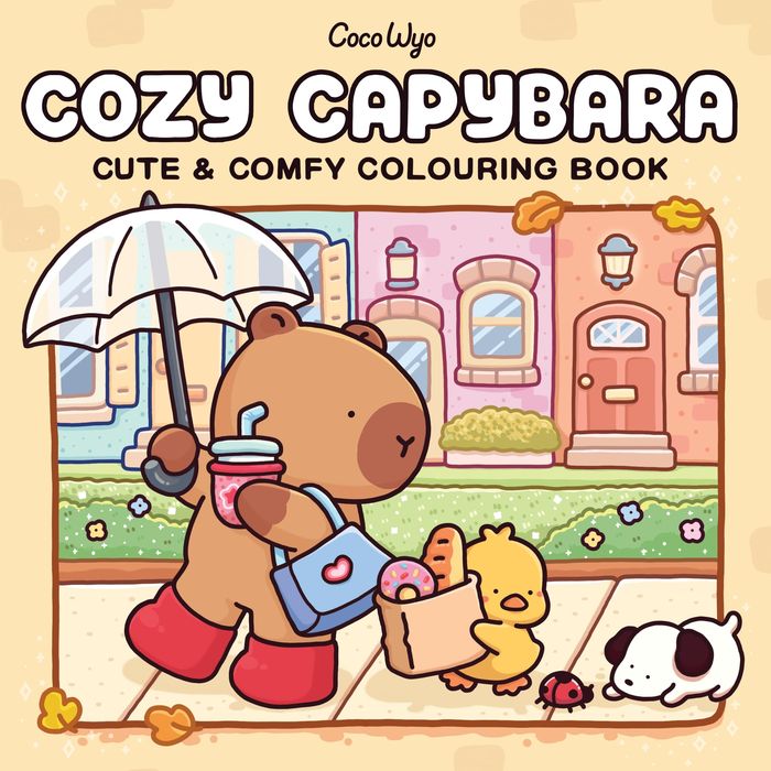 Couverture du livre « COCO WYO - COZY CAPYBARA », librairie Les Contes Infusés à Corte
