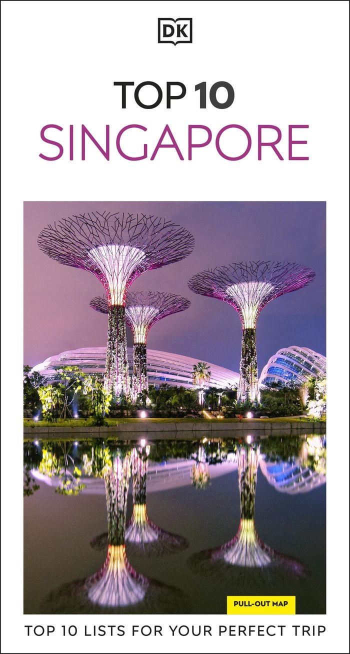 Couverture du livre « POCKET TRAVEL GUIDE - DK TOP 10 SINGAPORE - TOP 10 LISTS FOR YOUR PERFECT TRIP, PLUS AN ALL-WEATHER » de Travel Dk, librairie Les Contes Infusés à Corte