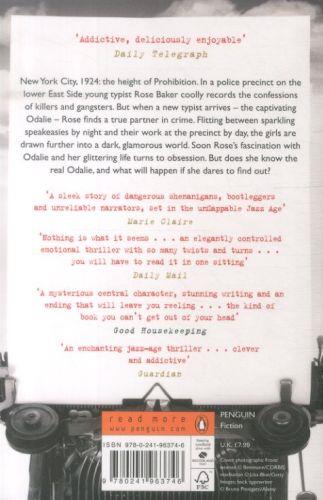 Quatrième de couverture de « THE OTHER TYPIST »
