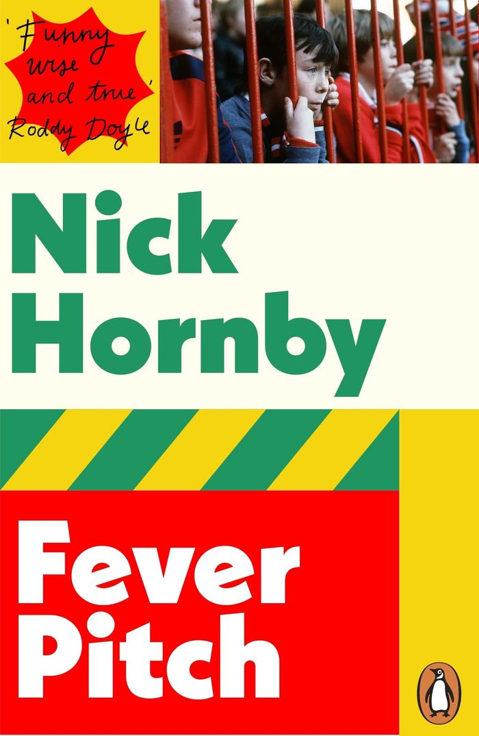 Couverture du livre « FEVER PITCH » de Nick Hornby, librairie Les Contes Infusés à Corte