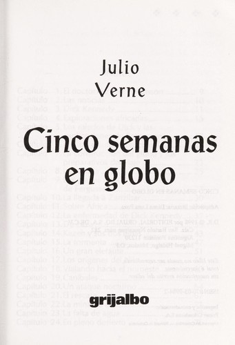 Couverture du livre « CINQ SEMAINES EN BALLON » de Jules Verne, librairie Les Contes Infusés à Corte