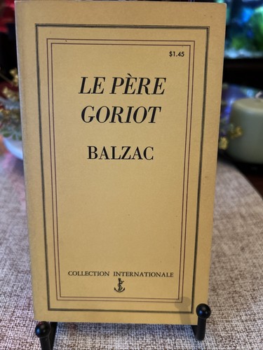 Couverture du livre « LE PERE GORIOT » de De Balzac Honore, librairie Les Contes Infusés à Corte