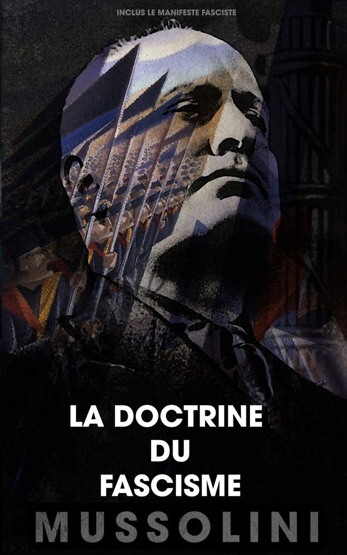 Couverture du livre « LA DOCTRINE DU FASCISME » de Benito Mussolini, librairie Les Contes Infusés à Corte