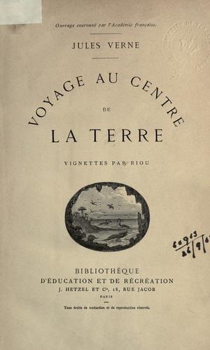 Couverture du livre « VOYAGE AU CENTRE DE LA TERRE » de Jules Verne, librairie Les Contes Infusés à Corte
