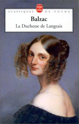 Couverture du livre « LA DUCHESSE DE LANGEAIS » de De Balzac Honore, librairie Les Contes Infusés à Corte