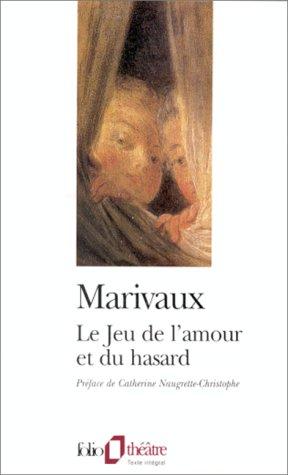 Couverture du livre « LE JEU DE L'AMOUR ET DU HASARD » de Marivaux, librairie Les Contes Infusés à Corte