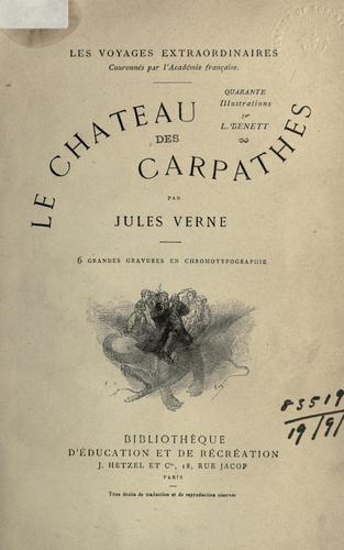 Couverture du livre « LE CHATEAU DES CARPATHES » de Jules Verne, librairie Les Contes Infusés à Corte
