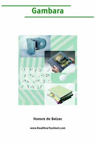 Couverture du livre « GAMBARA », librairie Les Contes Infusés à Corte
