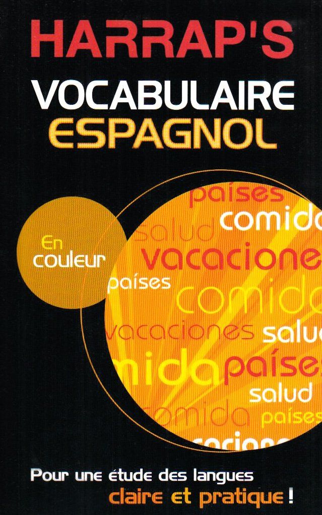 Couverture du livre « VOCABULAIRE ESPAGNOL » de Xxx, librairie Les Contes Infusés à Corte