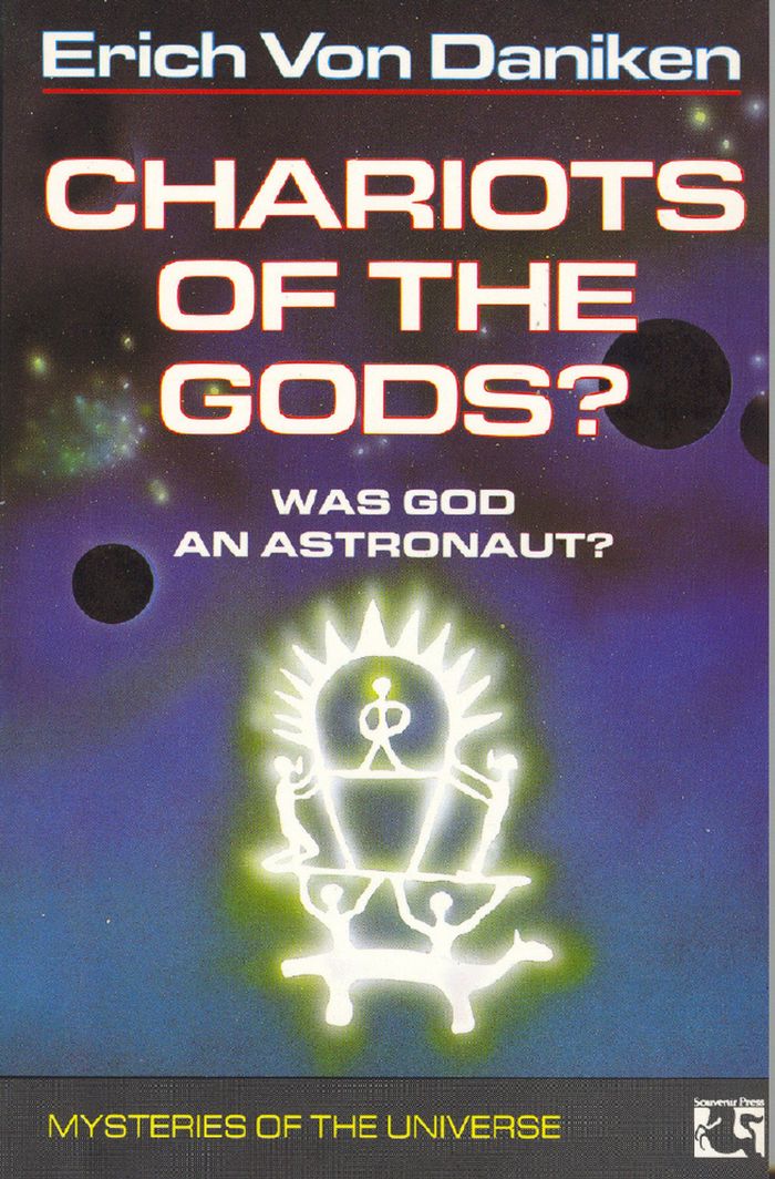 Couverture du livre « CHARIOTS OF THE GODS » de Daniken Erich Von, librairie Les Contes Infusés à Corte